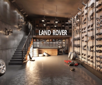 Industrial Style Automobile Repair Shop-ID:519188886