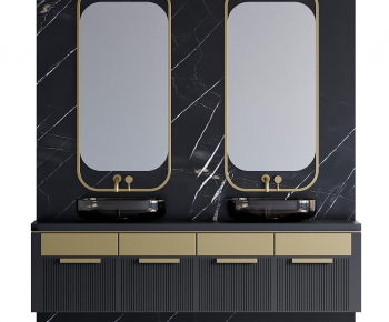 Modern Bathroom Cabinet-ID:502386092