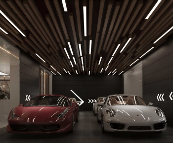 Modern Underground Garage-ID:624810938
