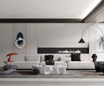 Modern A Living Room-ID:711086038