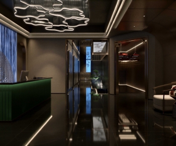 New Chinese Style Lobby Hall-ID:439863922