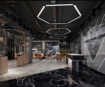 Industrial Style Automobile Repair Shop-ID:454694997