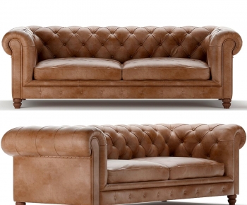 Retro Style A Sofa For Two-ID:608242991