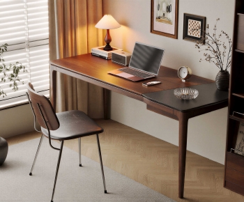Modern Computer Desk And Chair-ID:727072008