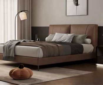 Modern Double Bed-ID:913280014