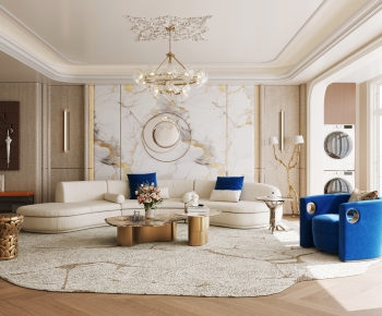 Modern A Living Room-ID:260461091