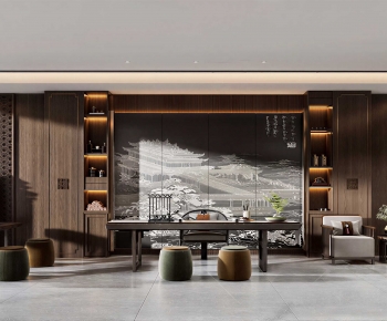 New Chinese Style Manager's Office-ID:529336933