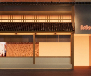 New Chinese Style Facade Element-ID:194027906