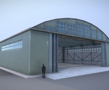 Modern Industrial Building-ID:884848124