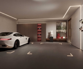Modern Underground Garage-ID:688452966