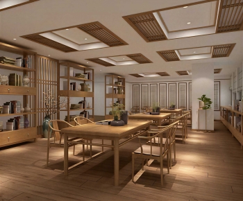 New Chinese Style Bookstore Book Bar-ID:613989118