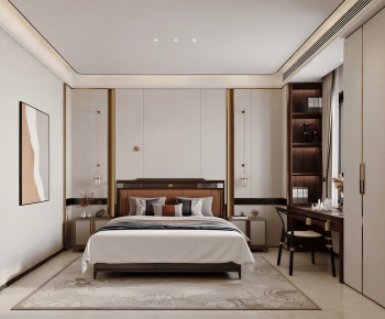 New Chinese Style Bedroom-ID:868780681