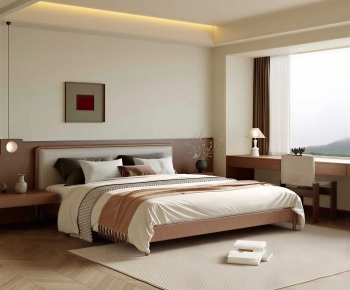 Modern Double Bed-ID:444526917