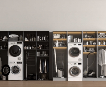 Modern Laundry Cabinet-ID:688870919