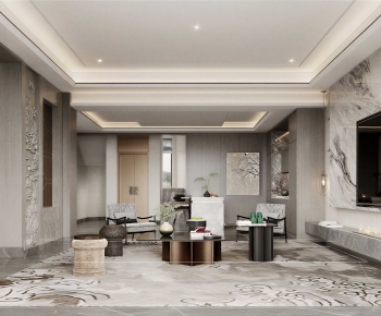 Modern A Living Room-ID:683120974