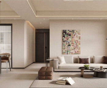 Modern A Living Room-ID:692604061