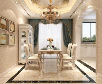 European Style Dining Room-ID:603290082