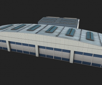 Modern Industrial Building-ID:438350921