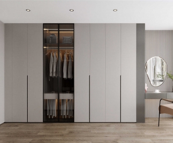 Modern Clothes Storage Area-ID:526985889