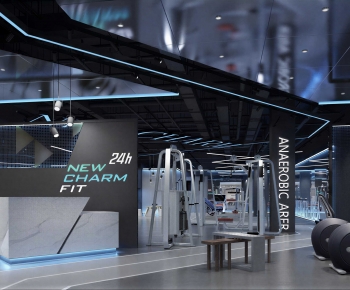 Industrial Style Gym-ID:924535995