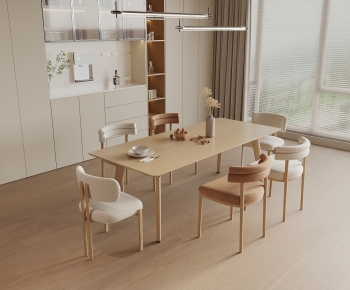 Modern Dining Table And Chairs-ID:581190685