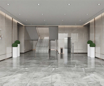 Modern Office Reception Desk-ID:959568026