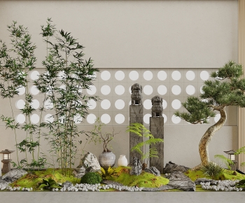 New Chinese Style Plant Landscaping-ID:106627943