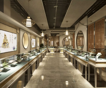 New Chinese Style Jewelry Store-ID:525377993