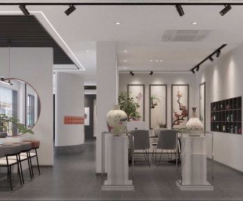 New Chinese Style Exhibition Hall-ID:423612124