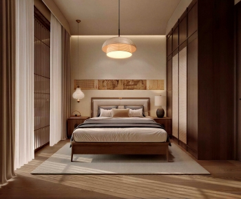 New Chinese Style Bedroom-ID:189003946