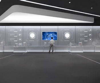 Modern Exhibition Hall-ID:130341175