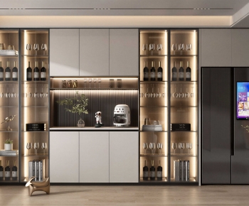 Modern Wine Cabinet-ID:734019351