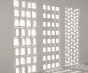 Modern Cement Brick Screen Partition-ID:451523077