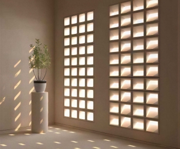Modern Cement Brick Screen Partition-ID:348265896