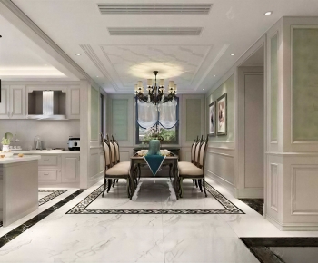 European Style Dining Room-ID:611351017