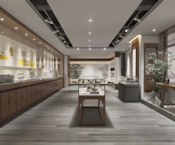 New Chinese Style Exhibition Hall-ID:816824911