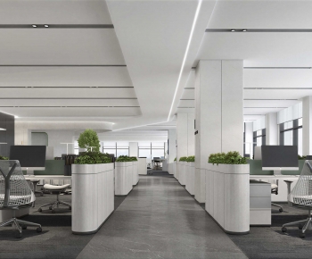 Modern Office Reception Desk-ID:191607008