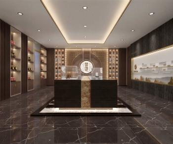 New Chinese Style Exhibition Hall-ID:508826026