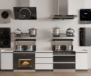 Modern Kitchen Electric Gas Range-ID:101589925