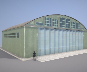 Modern Industrial Building-ID:531634095