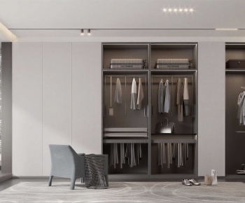 Modern Clothes Storage Area-ID:331640016