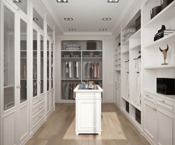 French Style Clothes Storage Area-ID:677130945