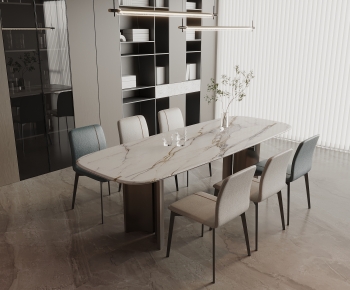 Modern Dining Table And Chairs-ID:466671944