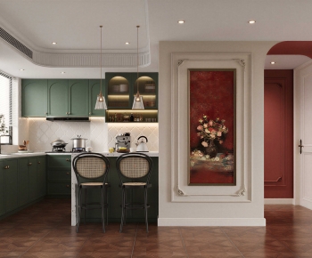 French Style Open Kitchen-ID:492978108