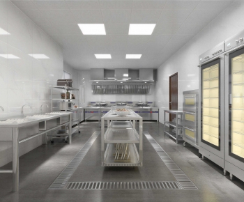 Modern Central Kitchen-ID:911294946