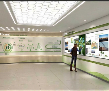 Modern Exhibition Hall-ID:529903894