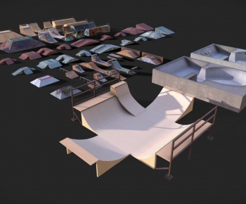 Modern Building Component-ID:313122036
