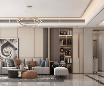 Modern A Living Room-ID:711958893