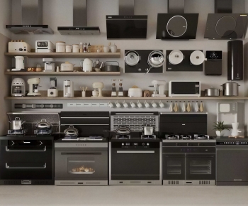 Modern Kitchen Electric Gas Range-ID:687909173