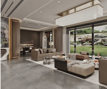 Modern A Living Room-ID:672699933